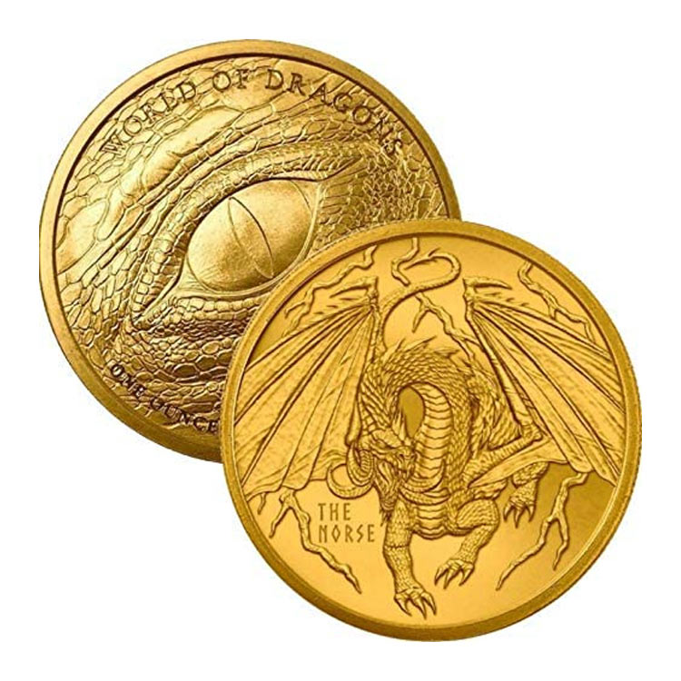 Moneda de Dragon Challenge personalizada a la venta