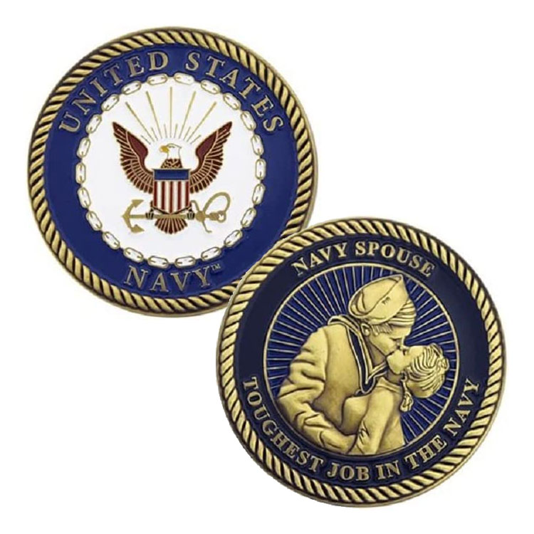 Moneda base del Cuerpo de Marines de Custom Inc Camp Lejeune