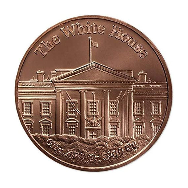 Moneda de cobre puro redonda de cobre personalizada de 1 oz