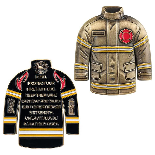 Moneda personalizada de desafío de la armadura de Dios