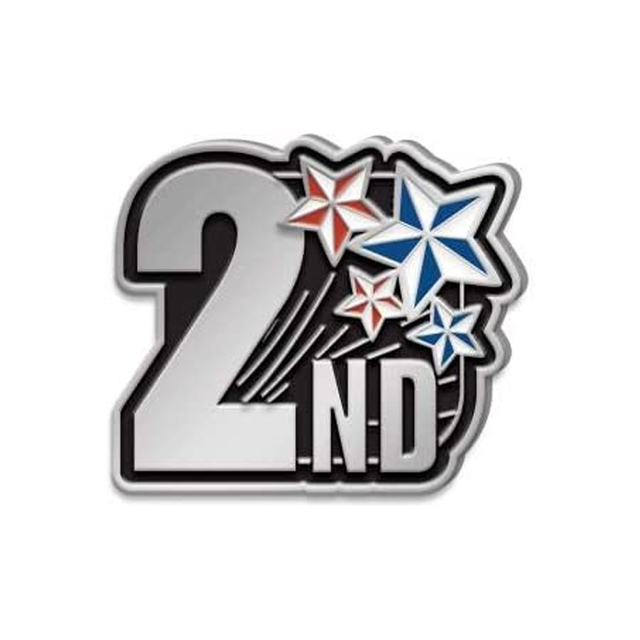 Pin de esmalte con logotipo para adultos de la NFL con marca deportiva dorada personalizada